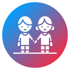 Siblings Vector Icon