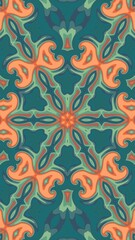 digital art in the form of a kaleidoscope