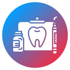 Oral Health Education Vector Icon