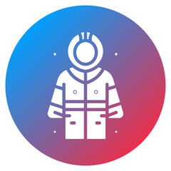 Hazmat Suit Vector Icon