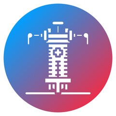 Hydraulic Rescue Tools Vector Icon