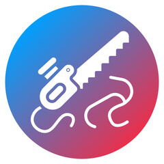Rescue Saw Vector Icon