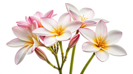 flowers isolate white background with clipping-path