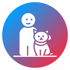 Emotional Support Animal Vector Icon