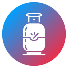 Gas Cylinder Vector Icon