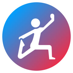 Dynamic Stretch Vector Icon