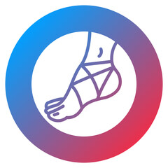 Foot Straps Vector Icon