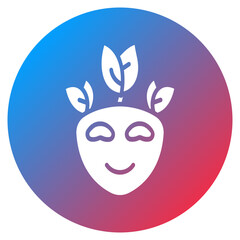 Hair Mask Vector Icon