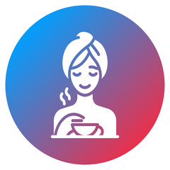 Hair Towel Wrap Vector Icon