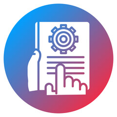 Obraz premium Repair Manual Vector Icon