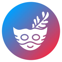 Party Mask Vector Icon