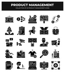 Product Management Icons: A Collection of 25 Essential Icons for Business Strategy