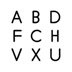 Watercolor vintage black letter a to z , alphabet for crest design, initials, monogram print. Vector font of grunge letters. Hand drawn ink alphabet. Grunge scratch type font.