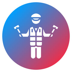 Ground Crew Vector Icon