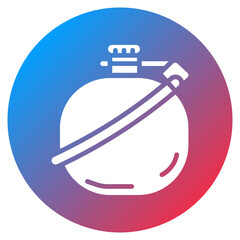 Canteen Flask Vector Icon
