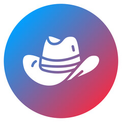 Outlaw Hat Vector Icon