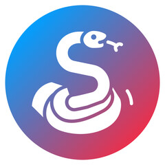 Rattlesnake Vector Icon