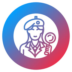Military Intel Vector Icon