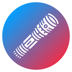 Tactical Flashlight Vector Icon