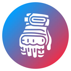 Tactical Gloves Vector Icon