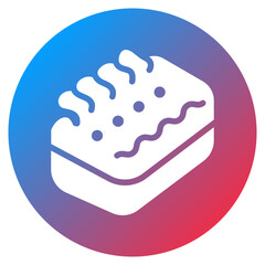 Body Scrubber Vector Icon