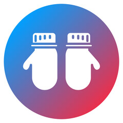 Winter Gloves Vector Icon