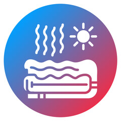 Smart Pool Heater Vector Icon