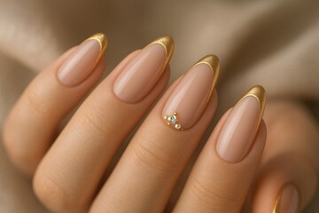 Golden Nail Designs: Elegant Manicure & Pedicure Artistry