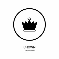Logo vector design for business. Crown logos.