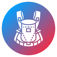 Baby Carrier Vector Icon