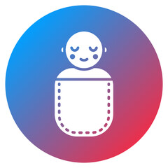 Baby Nap Time Vector Icon