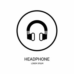 Logo vector design for business. Headphone logos.