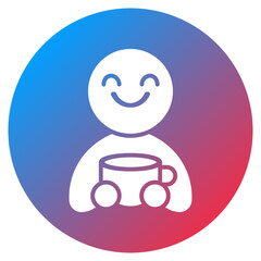 Obraz premium Coffee Enthusiast Vector Icon