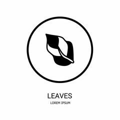 Logo vector design for business. Leaves logos.