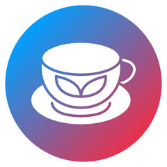 Green Tea Latte Vector Icon