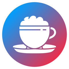 Oat Milk Coffee Vector Icon