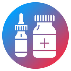 Obraz premium Homeopathy Vector Icon