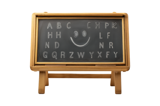Chalkboard learning bright classroom