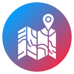 Map Bookmark Vector Icon