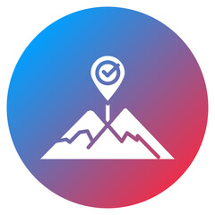 Milestone Marker Vector Icon