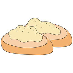 Bread wth egg