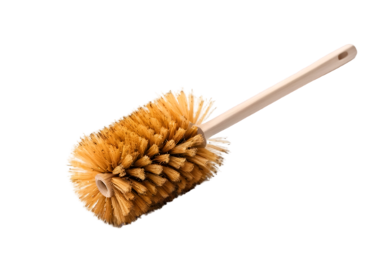 Toilet brush isolated on transparent background