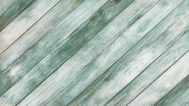 Aged wood planks in diagonal pattern with muted tones.