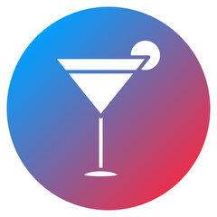 Cosmopolitan Vector Icon