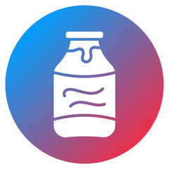 Obraz premium Chocolate Milk Vector Icon