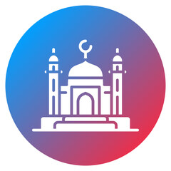 Fototapeta premium Mosque Vector Icon