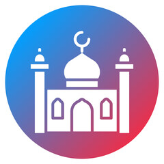 Small Mosque Vector Icon
