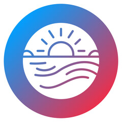 Sunrise Vector Icon