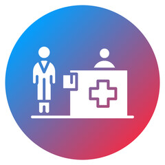 Patients Waiting Vector Icon