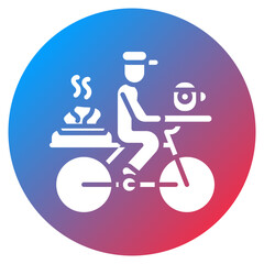 Breakfast Delivery Vector Icon